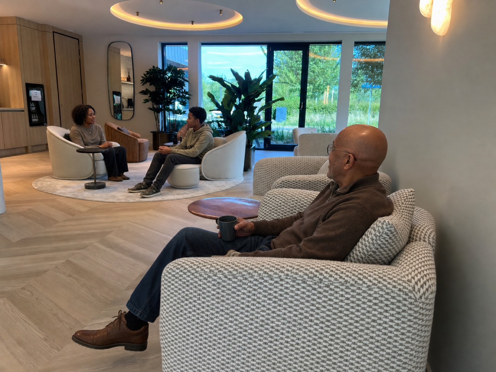 Een gesprek in de kliniek van July